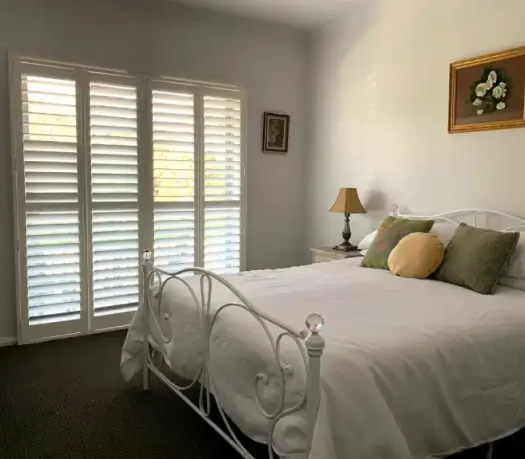 Plantation Shutters Bedroom