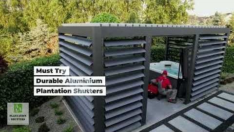 Watch Video: Aluminium Plantaton Shutters