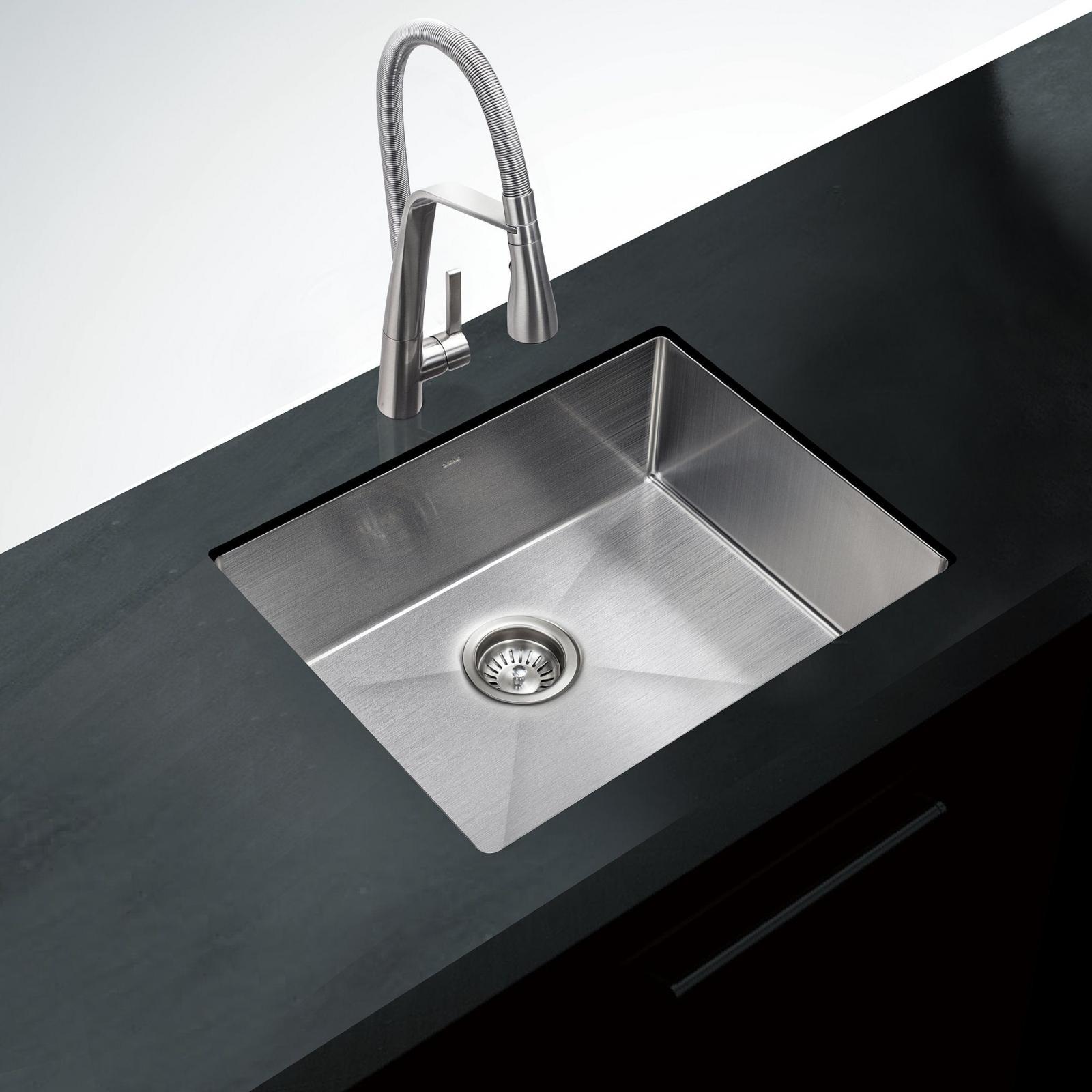 660x450mm Stainless Steel Kitchen Sink Single Bowl 1.5mm 