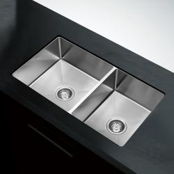 View Photo: 670x450mm Stainless Steel Kitchen Sink Double Bowl 1.5mm