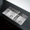 670x450mm Stainless Steel Kitchen Sink Double Bowl 1.5mm