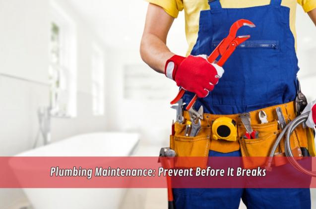 Plumbing Maintenance: Prevent Before It Breaks