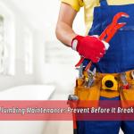 Plumbing Maintenance: Prevent Before It Breaks