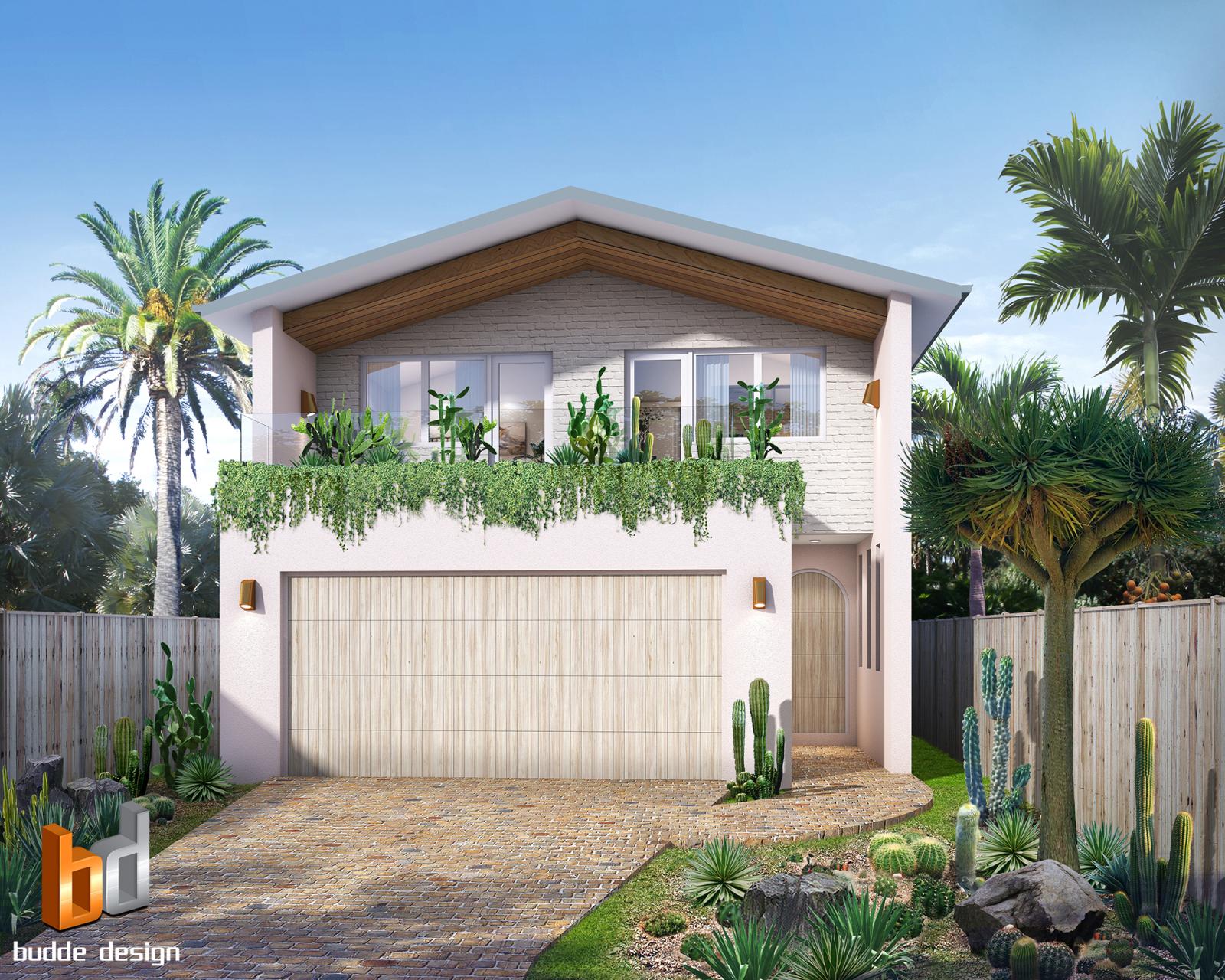 View Photo: 3D external artist impression front facade Curl Curl NSW