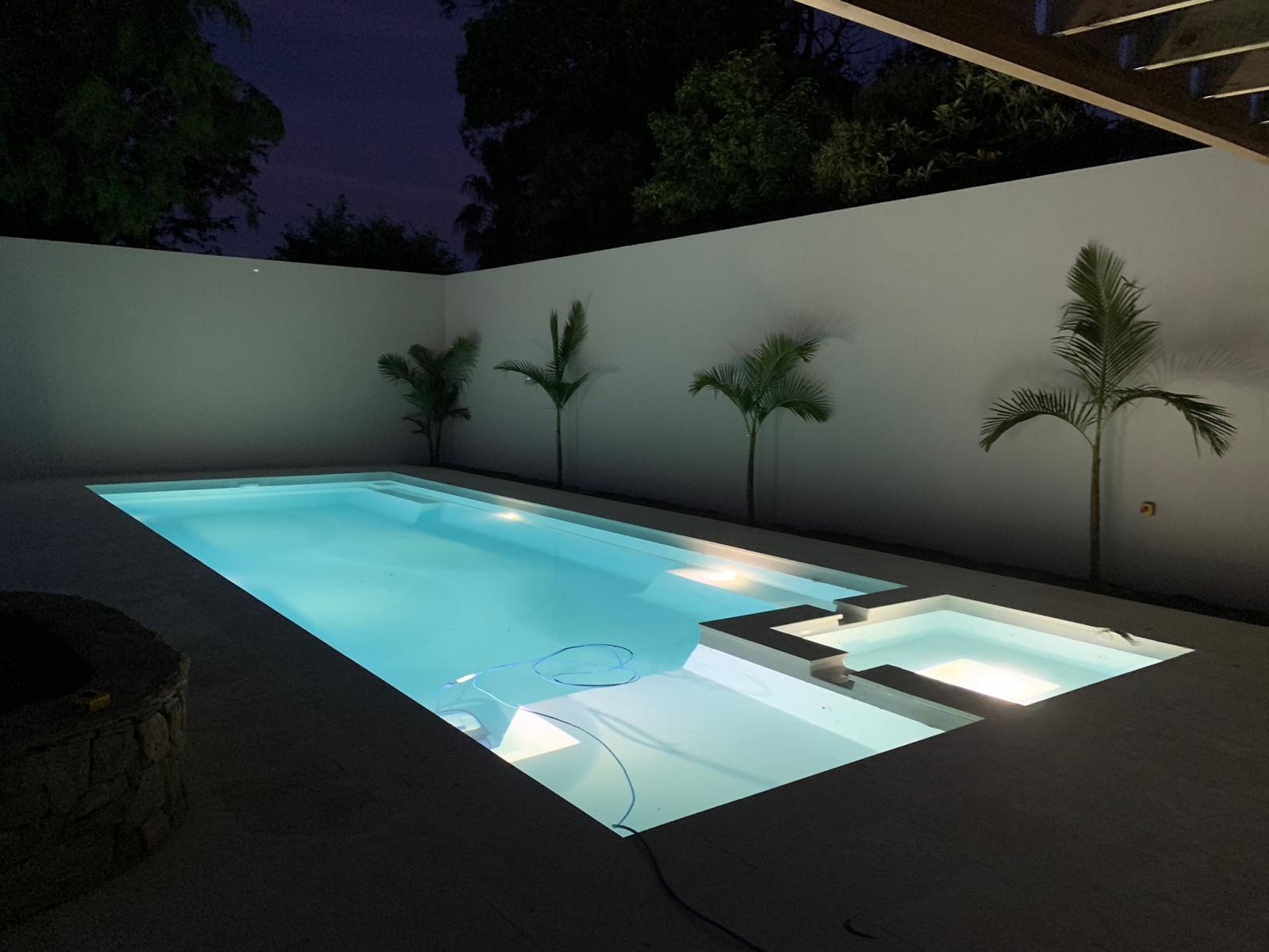 View Photo: Enhancements such as: underwater lighting for night swimming