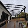 Cover your deck area with glass like Pergola