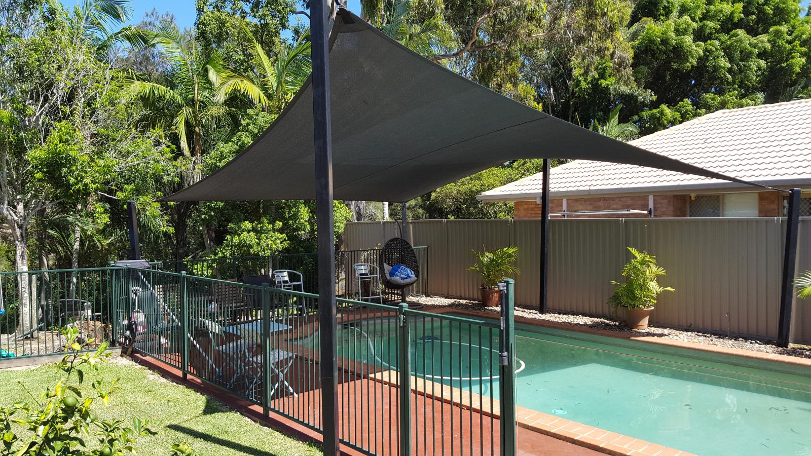 Charcoal Pool Shade