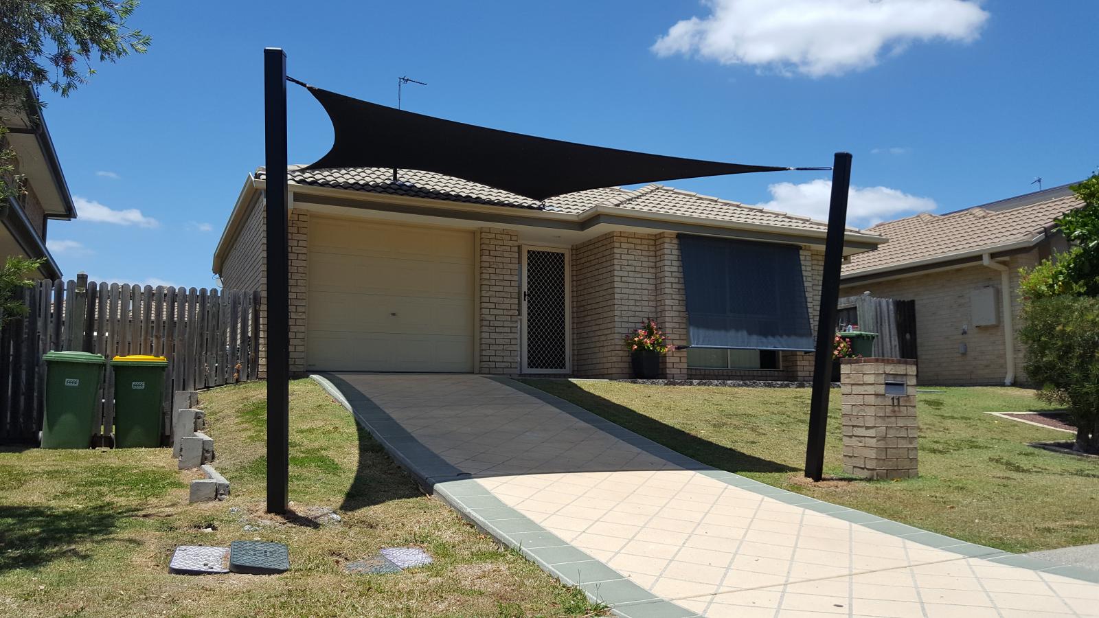 View Photo: Single Driveway Shade Sails