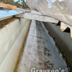 View Photo: Box Gutters with gutter guards just cleaned out