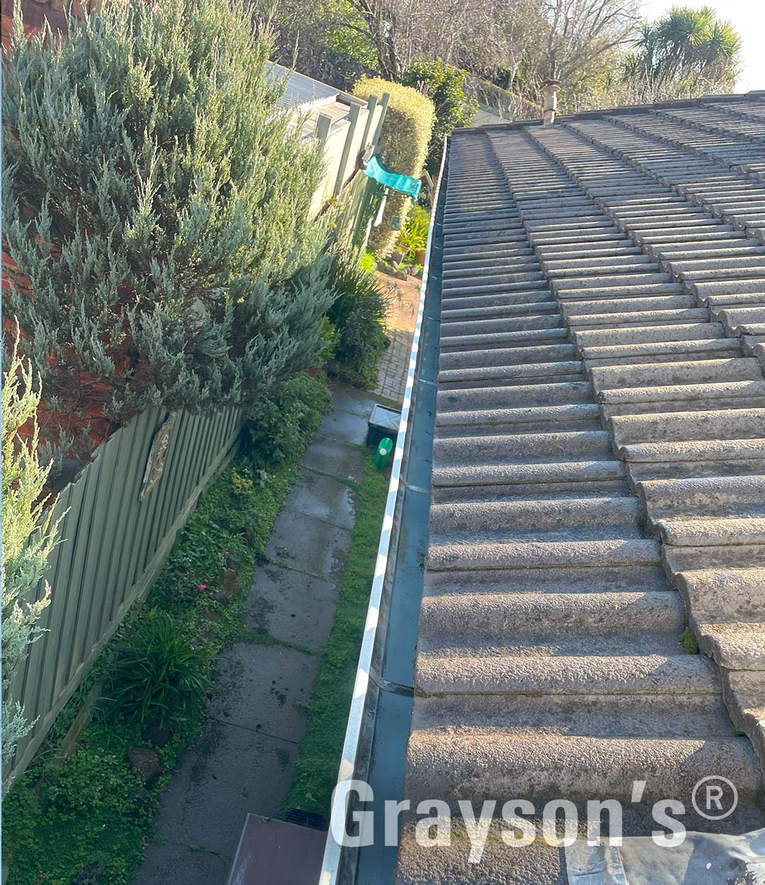 View Photo: Concrete tiled roof with cleanest gutters