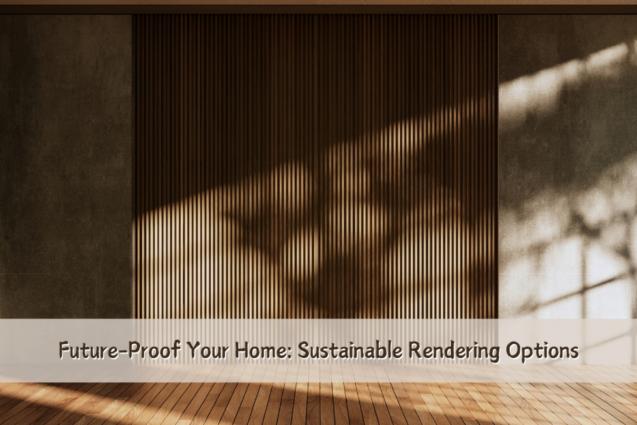 Future-Proof Your Home: Sustainable Rendering Options