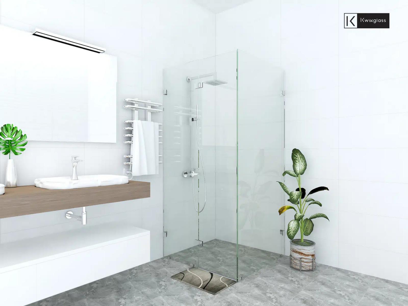 Rectangle-Corner-Shower-Screens