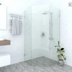 View Photo: Single-Diamond-Corner-Shower-Screens