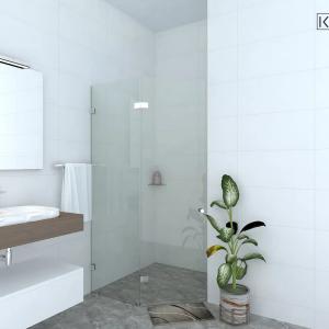 View Photo: Two-Panel-Splay-Left-Hinge-Door-Frameless-Shower-Screen