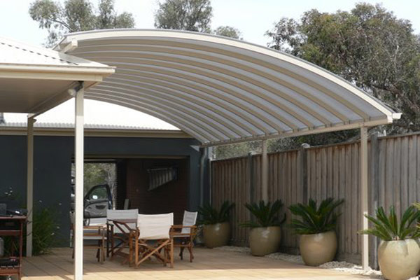 Polycarbonate roofing