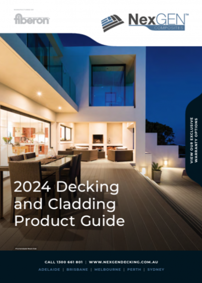 Browse Brochure: NexGEN 2024 Decking and Cladding Product Guide