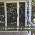 Triple Threat: Security, Style & Breeze in Screen Doors