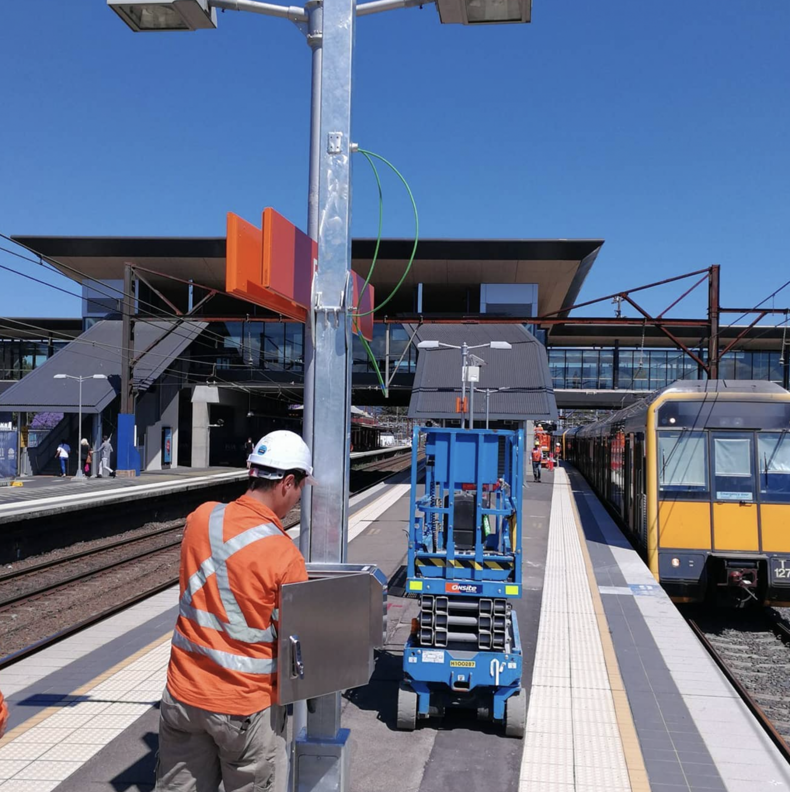 View Photo: Sydney Trains Data and Electrical Wiring