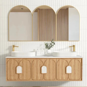 View Photo: BALMORAL Wall Hung Vanity American Natural Oak