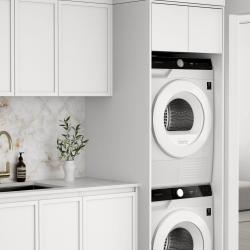 View Photo: Hampshire White Laundry Cabinet Set 1715x600x2100 (Set C)