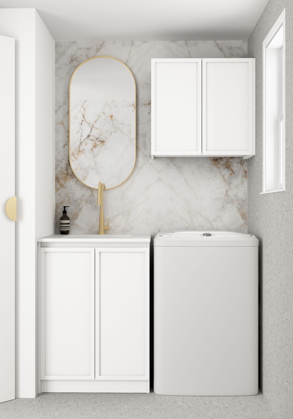 Hampshire White Wall and Base Cabinet (650mm)