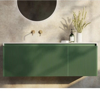 View Photo: RIMINI Wall-Hung Vanity 1400mm Rain Forest Green