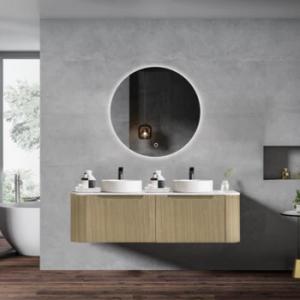 View Photo: Rome Wall Hung Vanity Bur Oak 1500